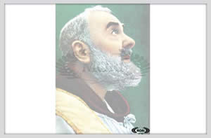 Ricordino con Padre Pio